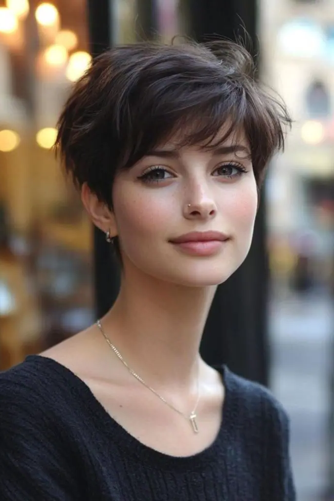 1. Bold and Natural: The Voluminous Pixie