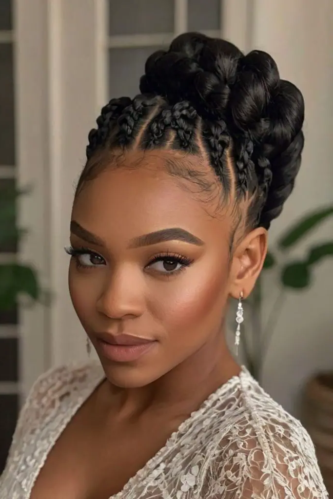 1. Braided Crown Glory