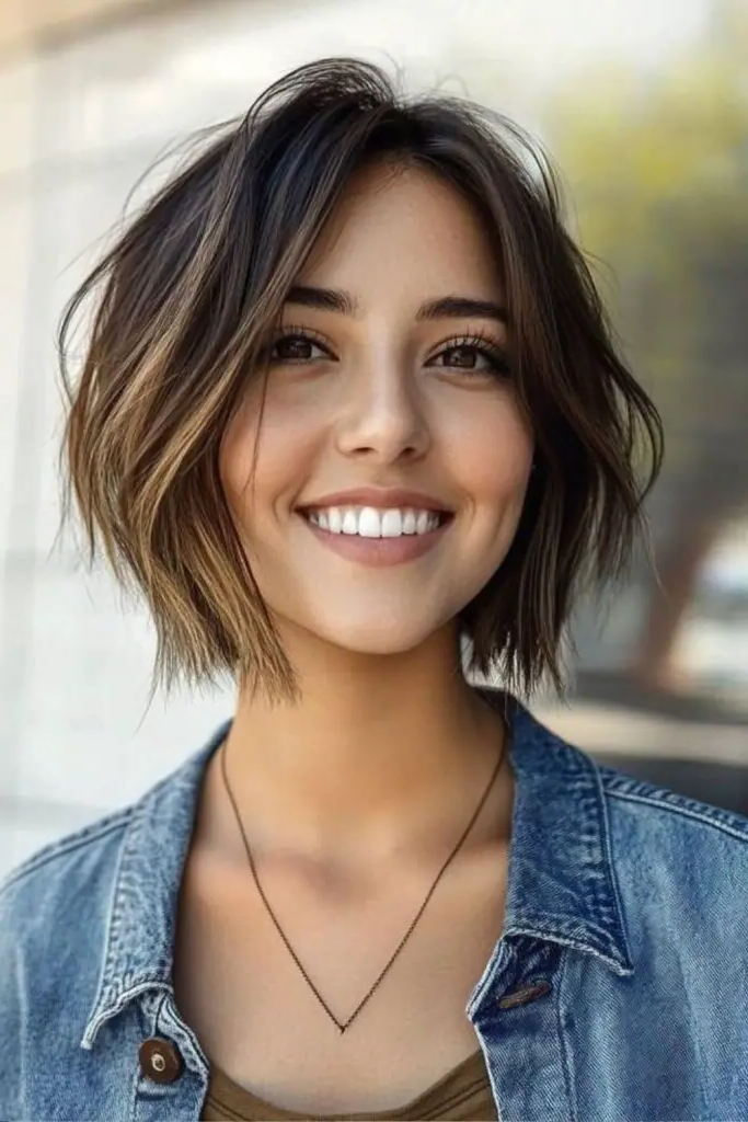 29 Short Bob for Thin Hair Ideas 3 1. Choppy Air-Bob Awakening