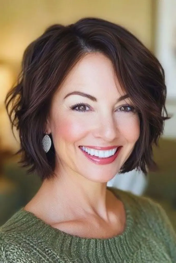 29 Best Bobs for Thin Hair Older Women Ideas 3 1. Effortless Tousled Bob