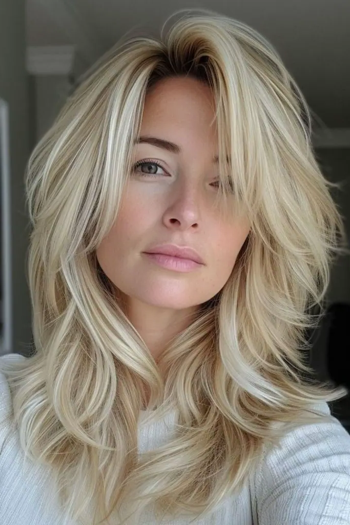 28 Best Haircuts for Thin Fine Hair Long 3 1. Feathered Layers for Effortless Volume