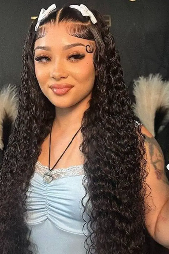 28 Best Lace Frontal Hairstyles 3 1. Glamorous Waterfall Waves