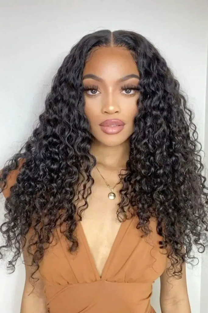 28 Beautiful Deep Wave Hairstyles 3 1. Ravishing Mermaid Waves