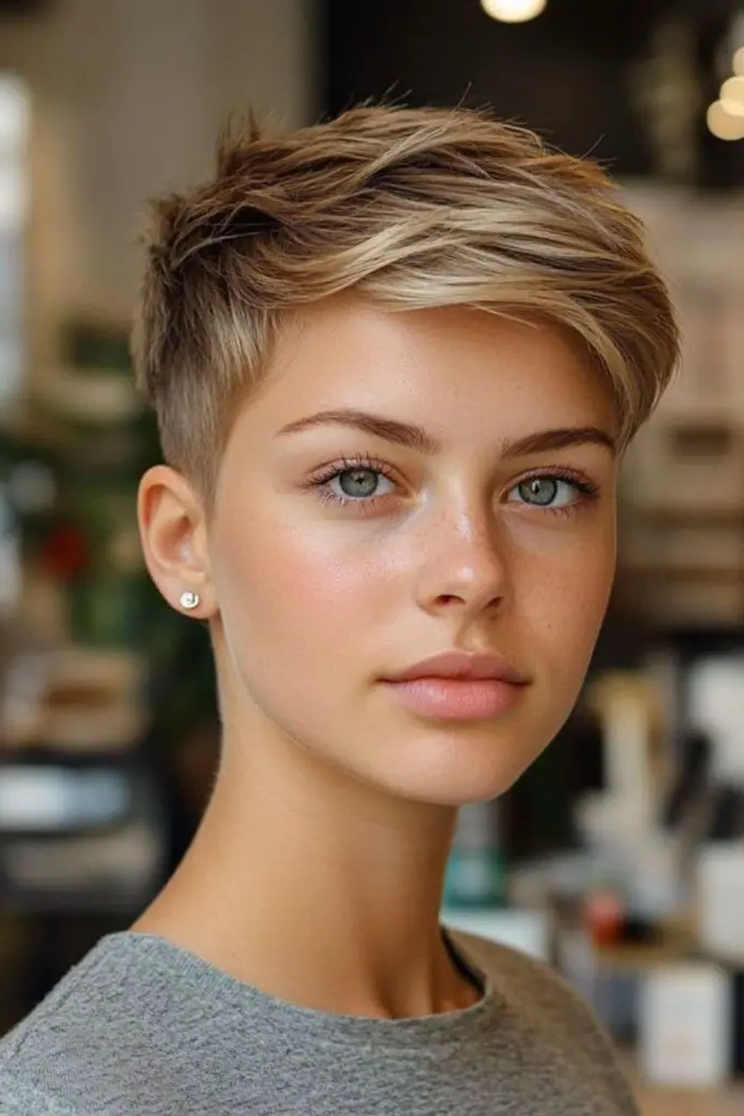 28 Super Short Pixie Cuts Inspirations 3 1. Rebel Edge Crop