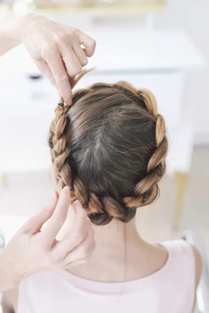 29 Cute Toddler Braids Hair Ideas 3 1. Twisted Halo Crown