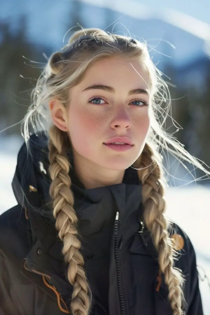 1. Windblown Warrior Braids