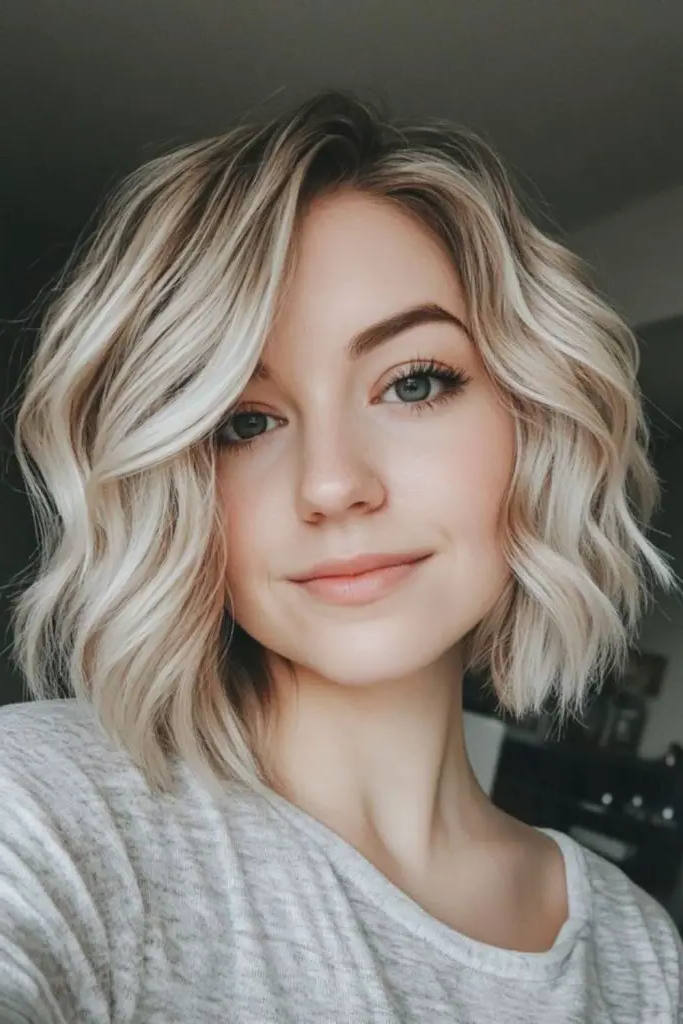 29 Messy Blonde Bob Ideas 12 10. Ash Blonde Tidal Twist