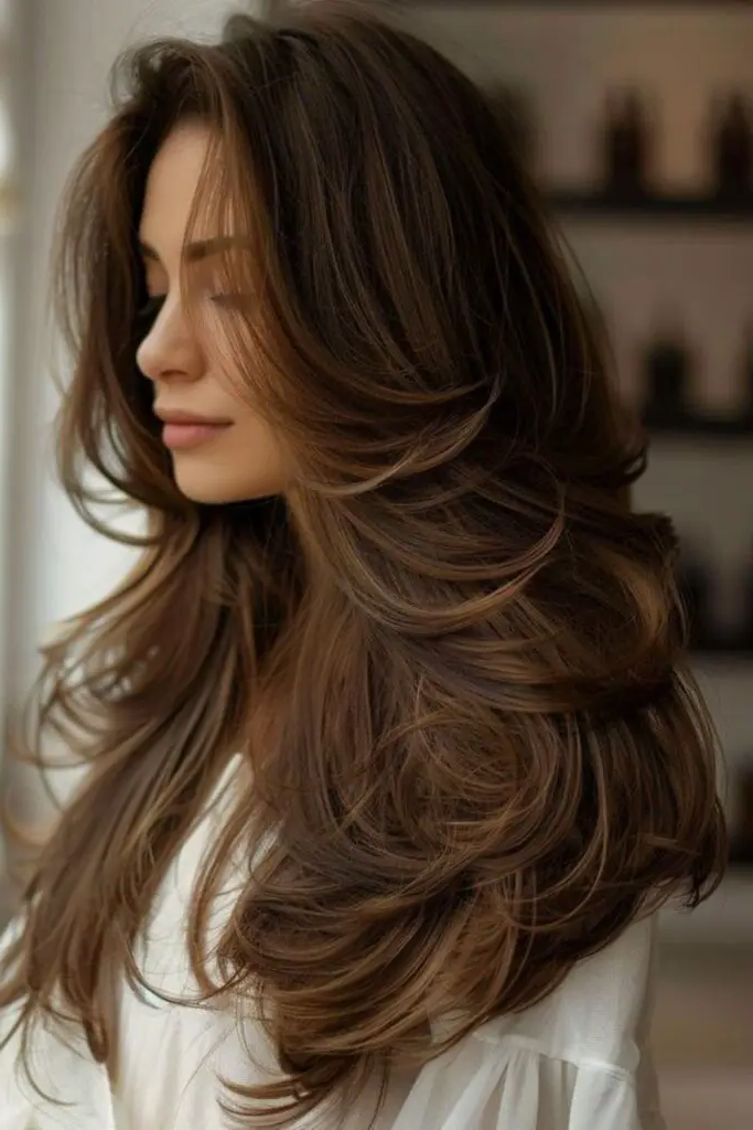 27 Gorgeous 2025 Haircuts for Women 12 10. Ethereal Long Layers