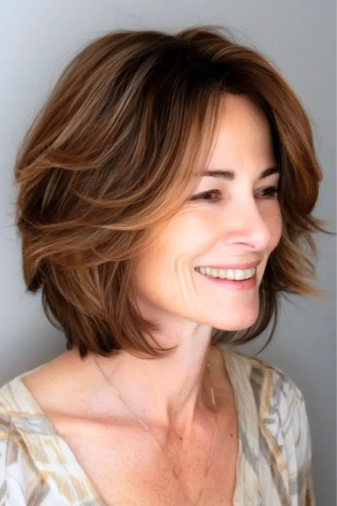 29 Best Haircuts for Thin Fine Hair 12 10. Layered Long Bob with Loose Curls