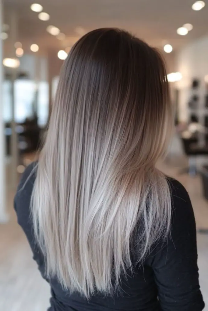 29 Grey Blonde Hair Ashy Highlights 12 10. Platinum Eclipse Waves