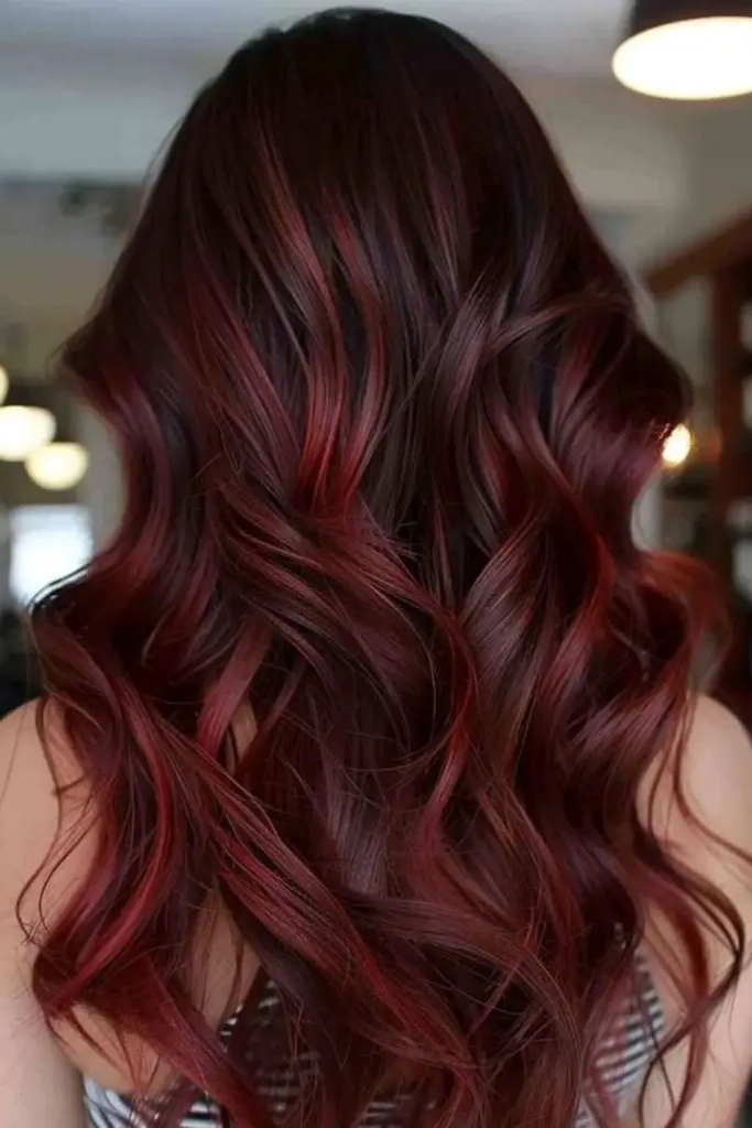 29 Dark Cherry Coke Hair Color Ideas 12 10. Spiced Cola Infusion