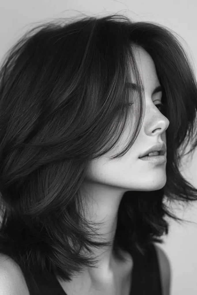 28 Best Volume Haircut for Thin Hair Ideas 12 10. Textured Mid-Length Mastery