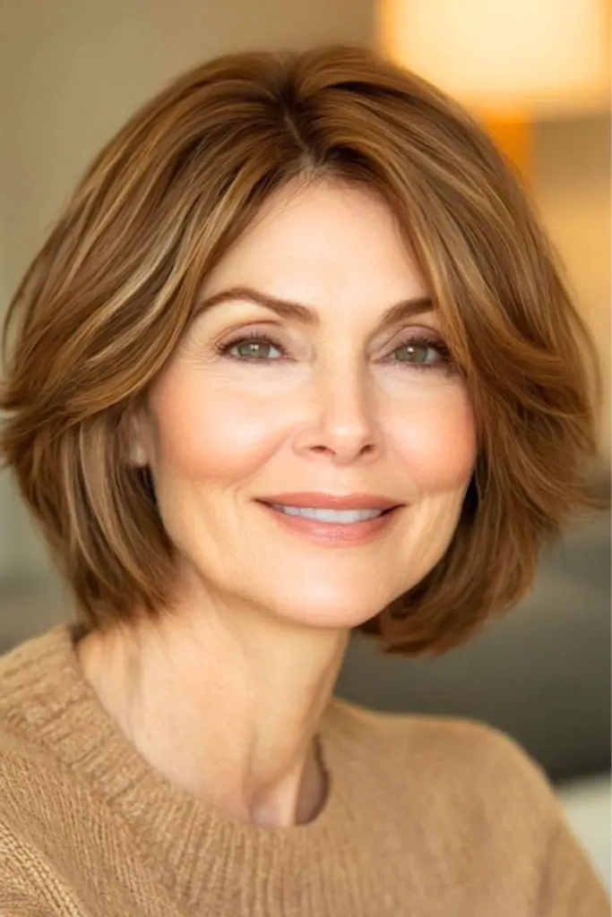 29 Best Bobs for Thin Hair Older Women Ideas 13 11. Bouncy Bob With Volume