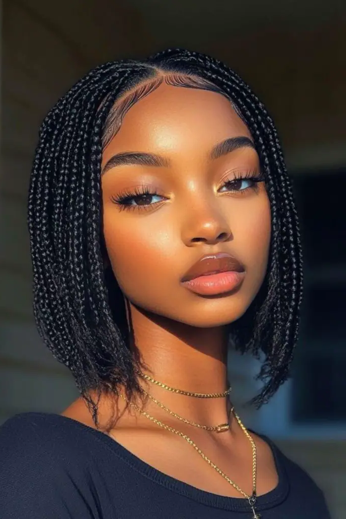 11. Braided Bob Brilliance