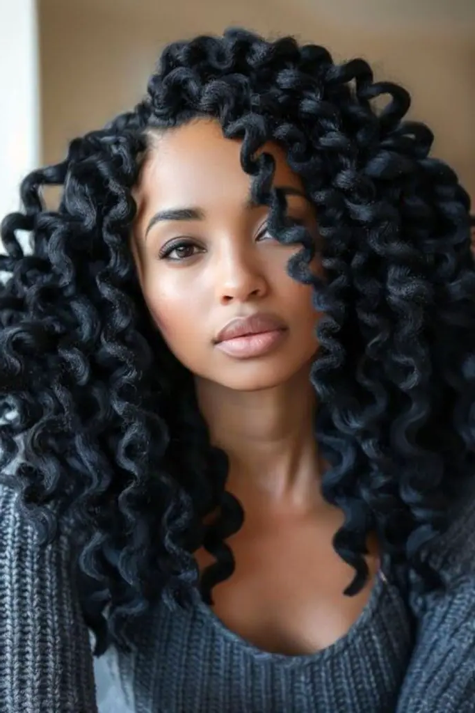 11. Curled Locs Fantasy
