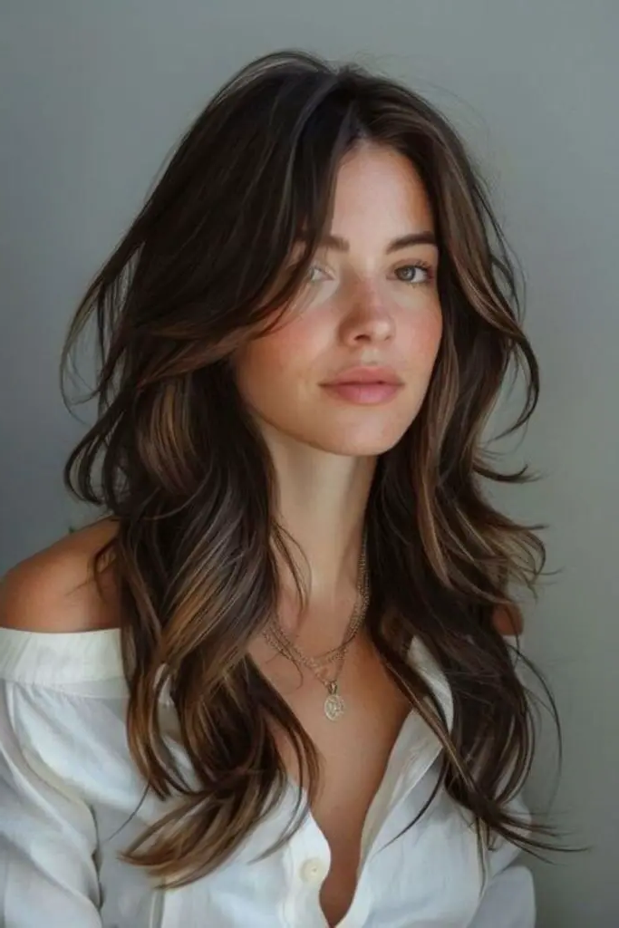 28 Best Long Haircuts with Layers 13 11. Layered Cut with Tousled Texture