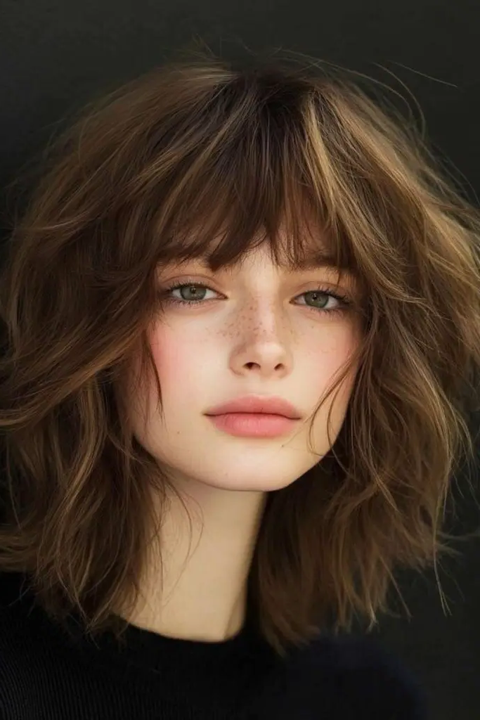 30 Stunning Medium Shag Hairstyles 13 11. Urban Chic Razor Flow