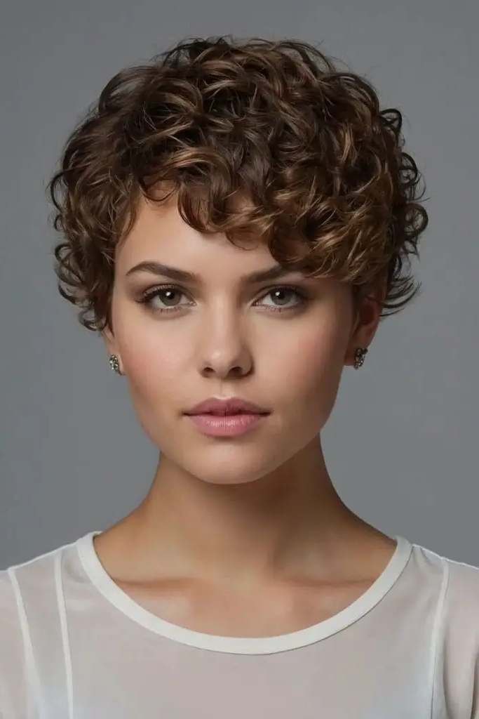 28 Stunning Curly Pixie Hairstyles 13 11. Whimsical Serpent Tangle