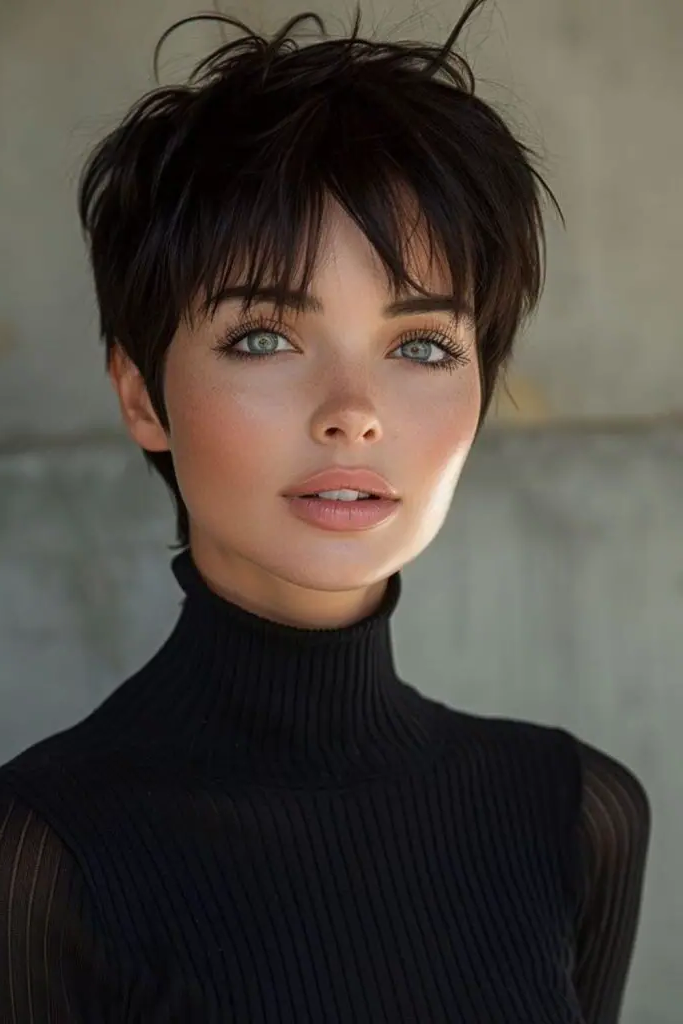 27 Trendy low cut hairstyles 14 12. Baby Bang Precision