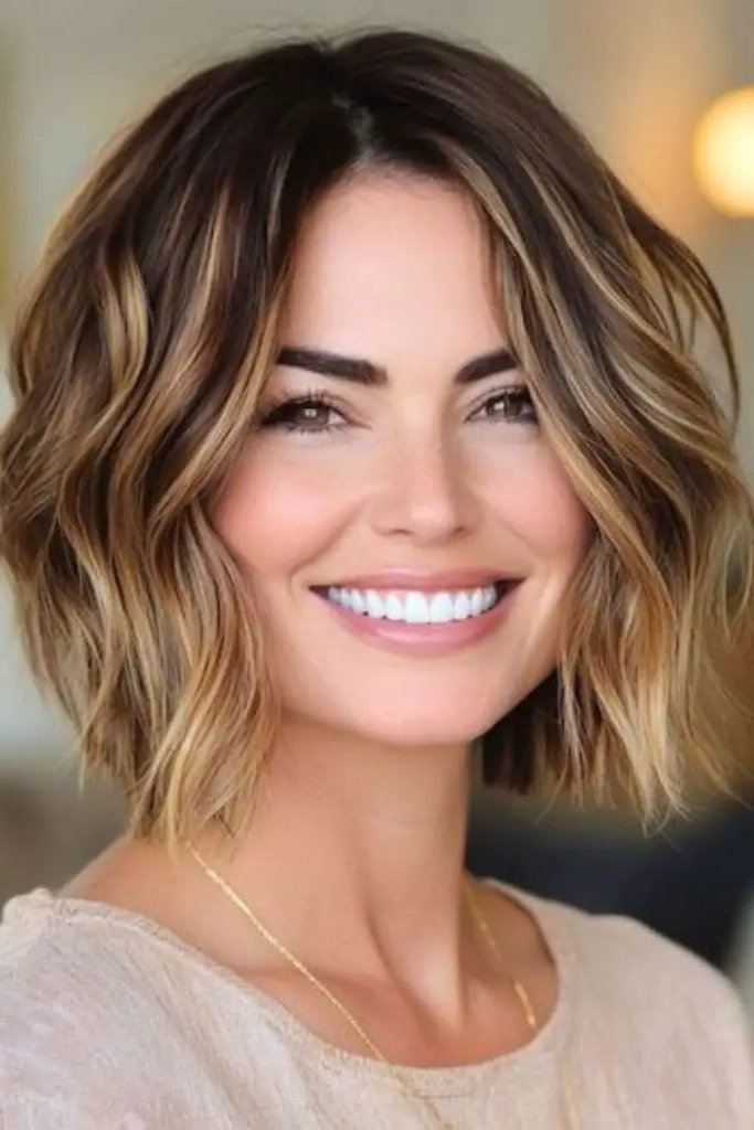 28 Best Volume Haircut for Thin Hair Ideas 14 12. Bouncy Bob With Highlights