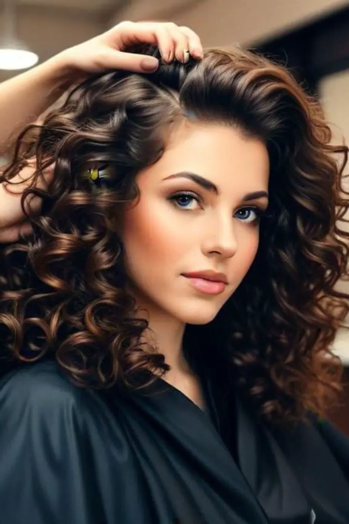 27 Cute Curly Wig Hairstyles 14 12. Chocolate Swirl Seduction