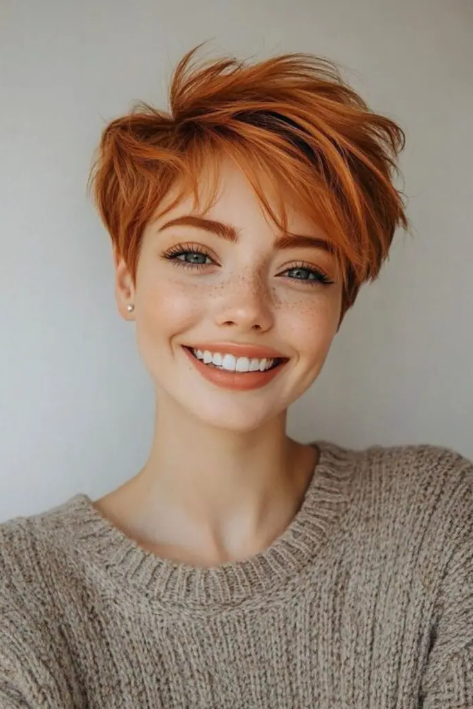28 Super Short Pixie Cuts Inspirations 14 12. Fire & Flame Pixie
