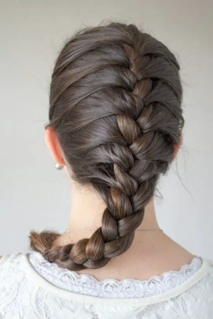 28 Best Volleyball Hairstyles Easy 13 12. High-Impact French Braid