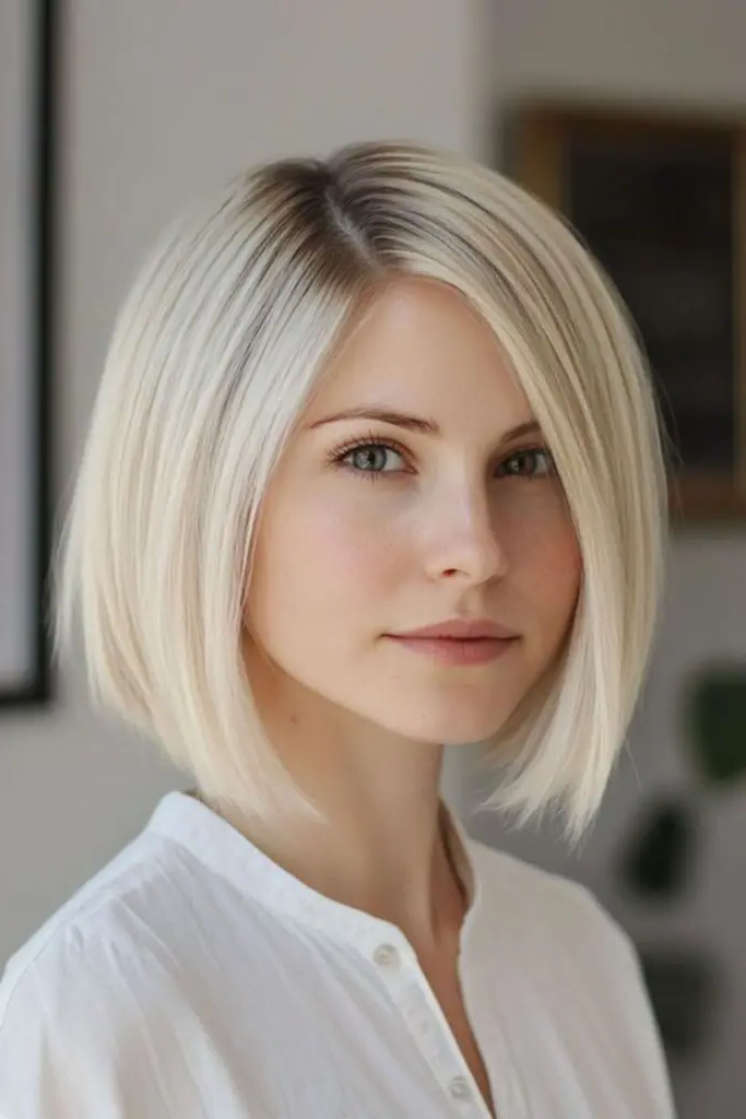 29 Awesome Angled Bob Hairstyles 14 12. Lunar Glow Bob