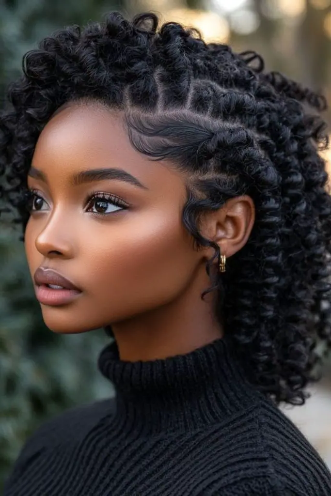 12. Pinned-Up Locs Perfection