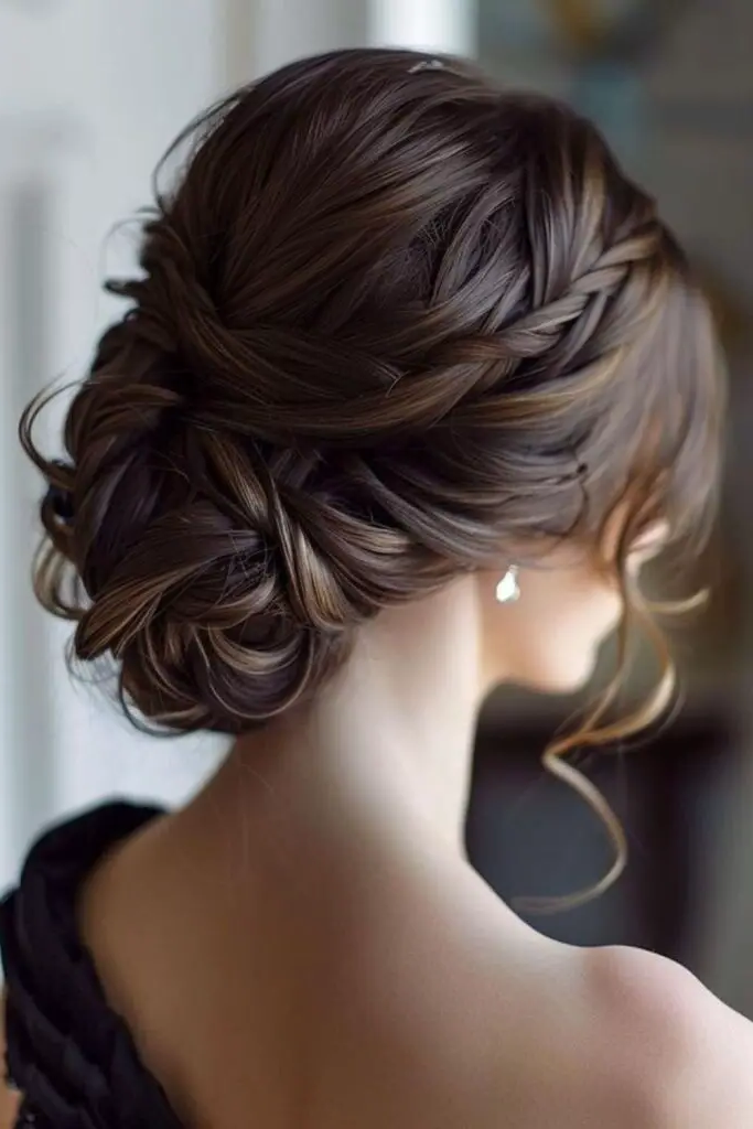 27 Best Very Thin Hair Styles 14 12. Twisted Updo Elegance
