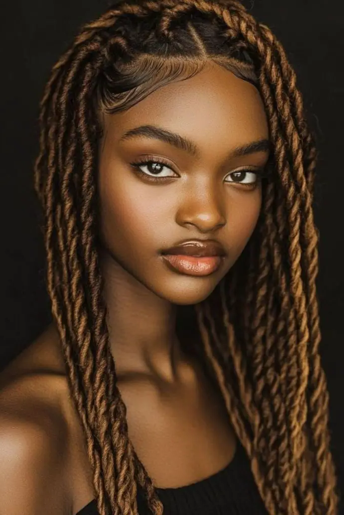 29 Brilliant Brazilian Wool Hairstyles 14 12. Wooly Highlights in Layers