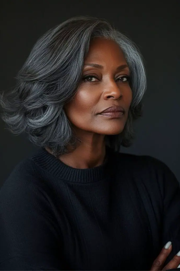 13. Gray and Black Highlights: Dynamic, Dramatic, Bold