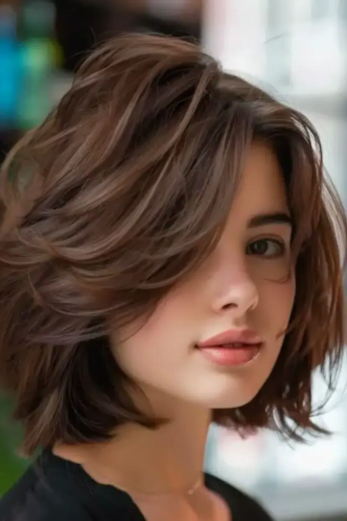 28 Best Choppy Layered Bob Hairstyles 15 13. Layered Wildflower Flow