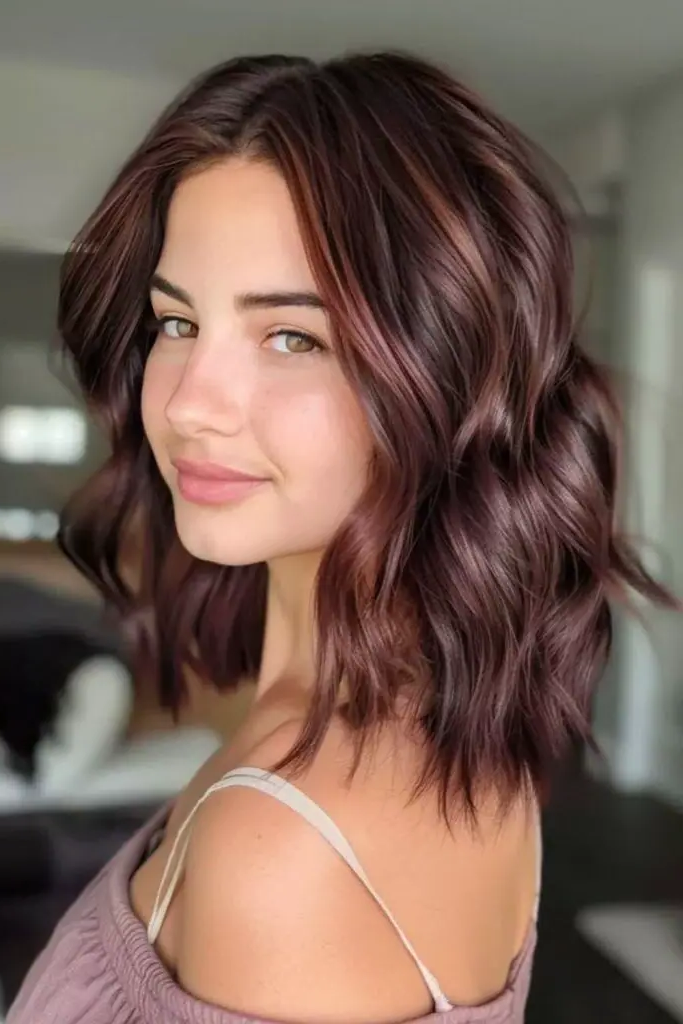 29 Stunning Summer Hair Color for Brunettes 15 13. Mahogany Firelight Blaze