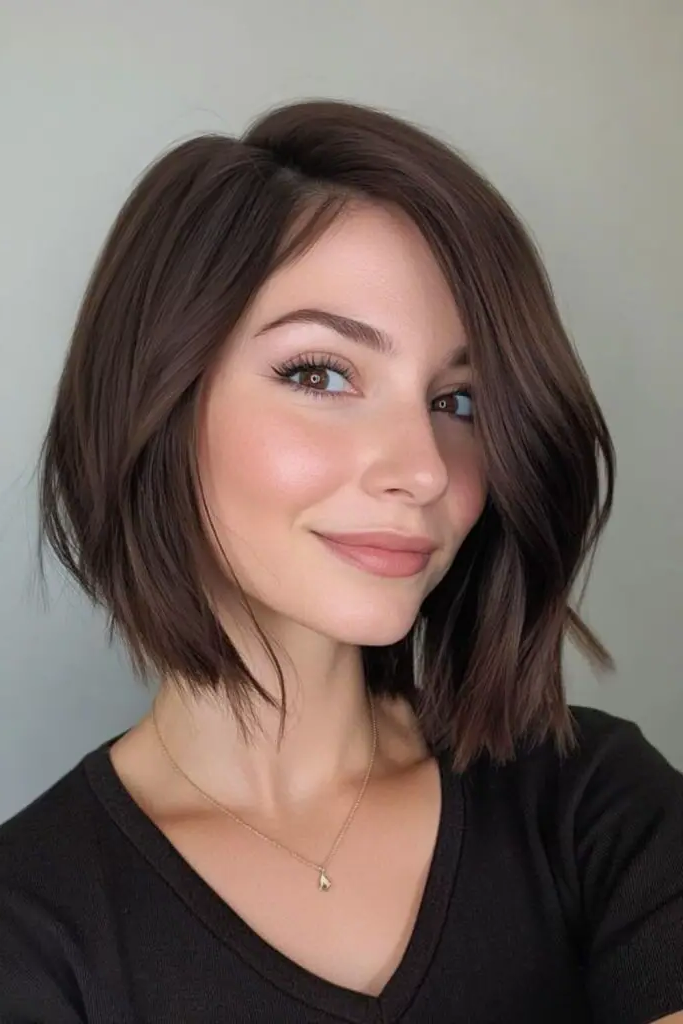 29 Awesome Angled Bob Hairstyles 15 13. Mocha Slice Bob