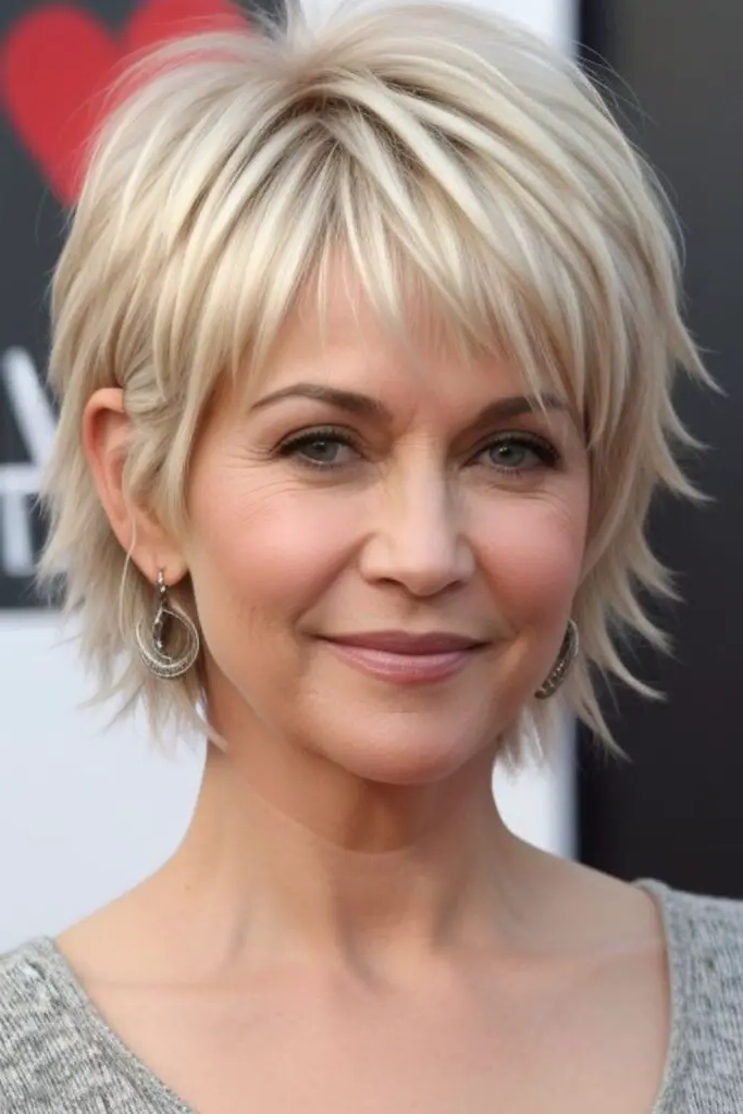 29 Best Bobs for Thin Hair Older Women Ideas 15 13. Shaggy Bob