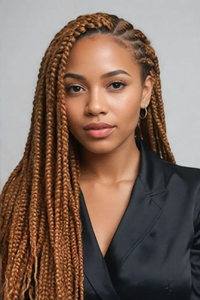 28 Great Female Loc Styles 15 13. Side-Swept Locs