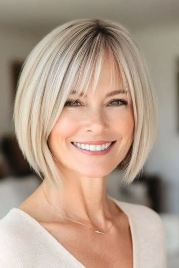 27 Best Very Thin Hair Styles 15 13. Soft Fringed Frames