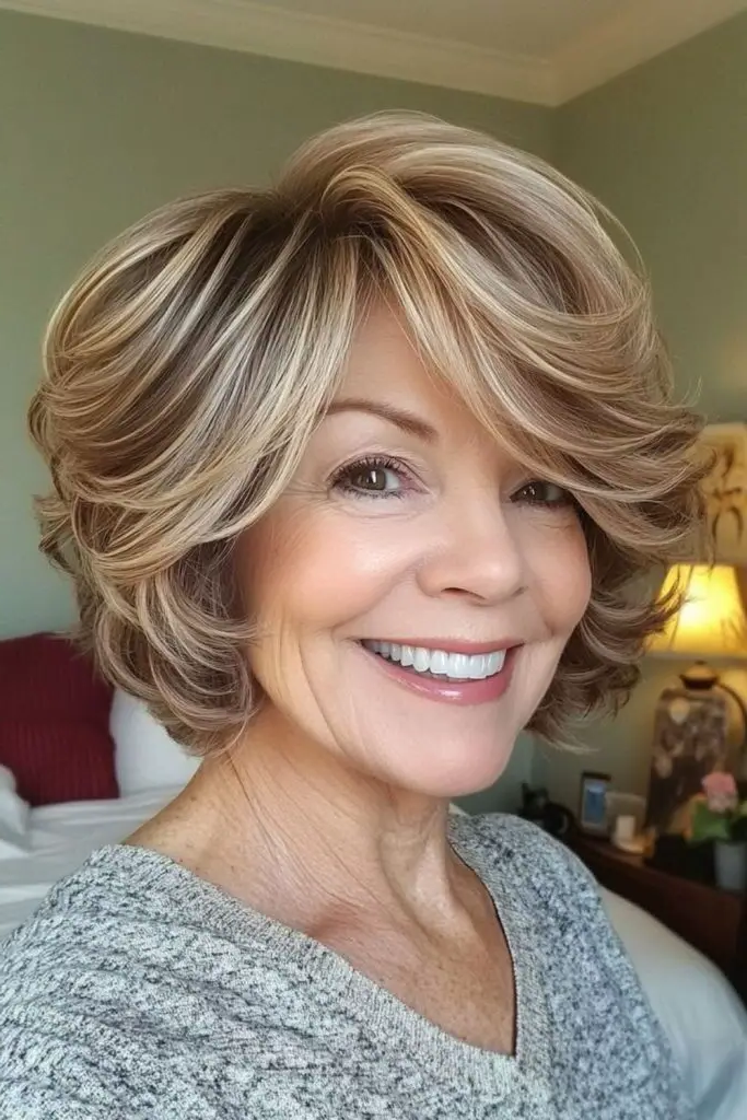 29 Best Sassy Hair Older Women Hairstyles 15 13. Textured Bob Whimsy