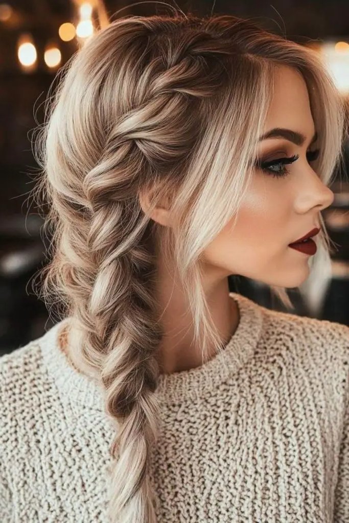 29 Top Spring Hairstyles for 2025 15 13. Twisted Side Braid