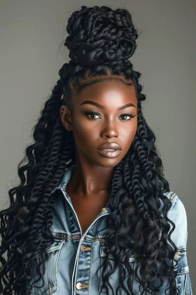 13. Voluminous Locs Bouffant