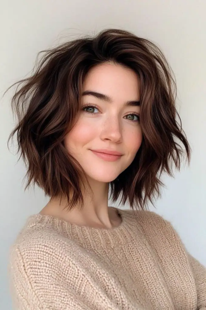 29 Top Spring Hairstyles for 2025 16 14.Messy Bob with Highlights
