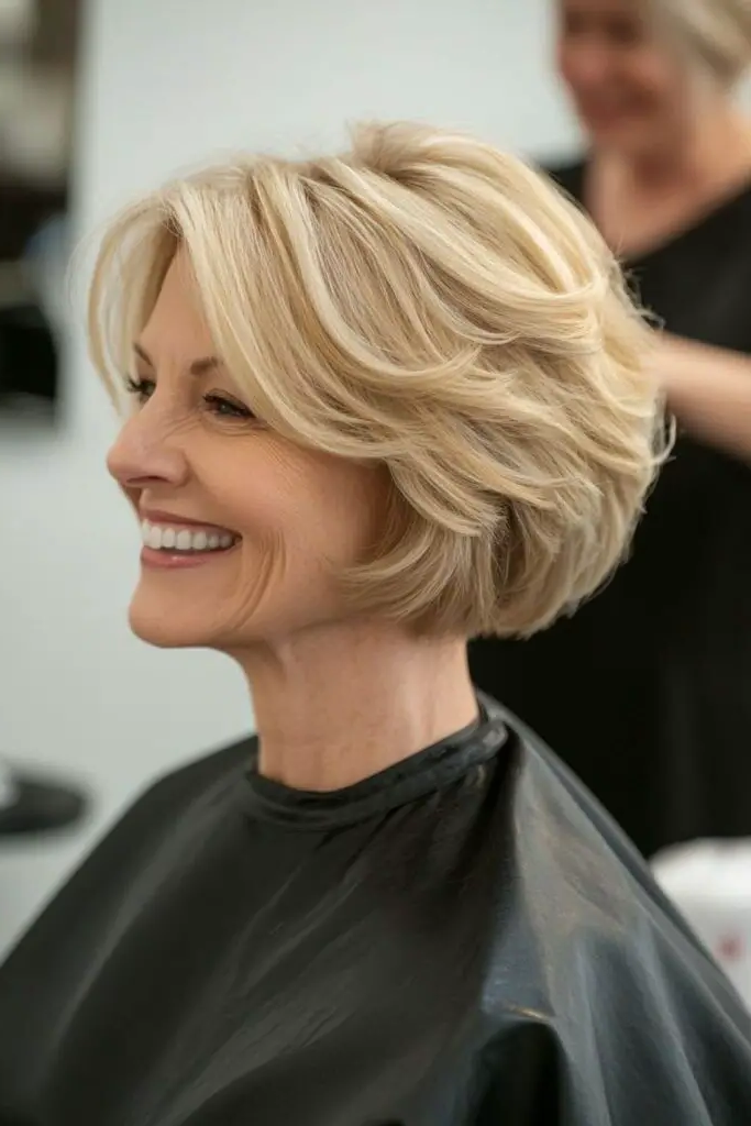 29 Best Bobs for Thin Hair Older Women Ideas 16 14. Bob with Soft Waves