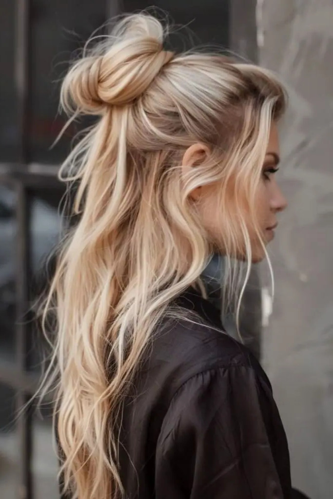 14. Buttery Wheat Half-Up Twist