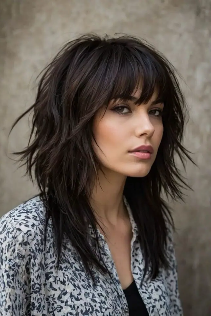 27 Stunning Shaggy Layered Haircut Ideas 16 14. Daggered Disarray