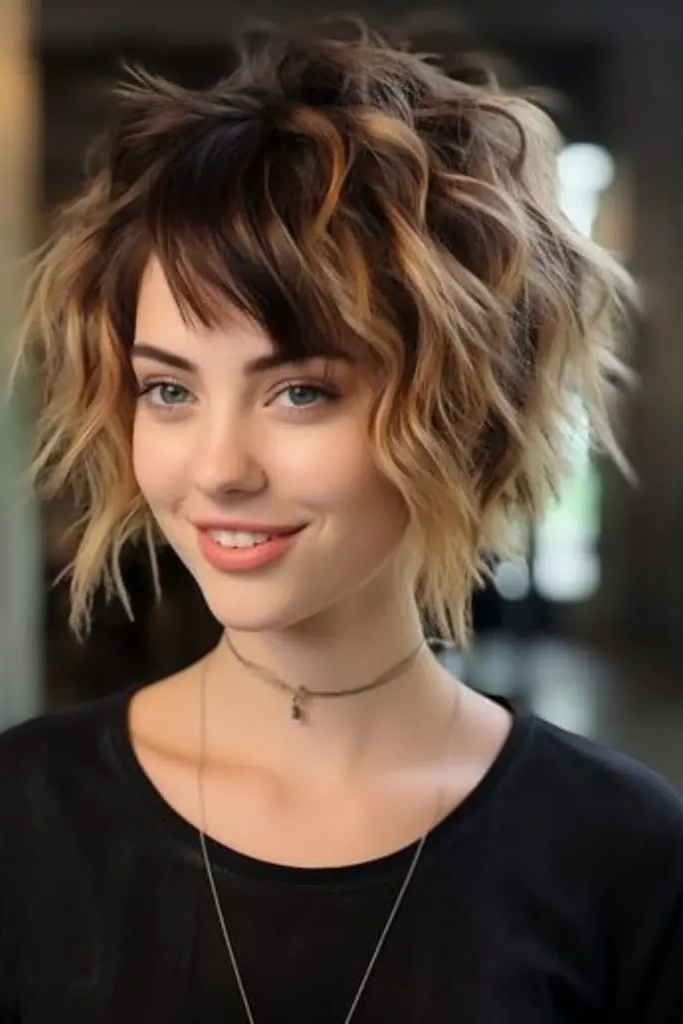 14. Luxe Shaggy Bob