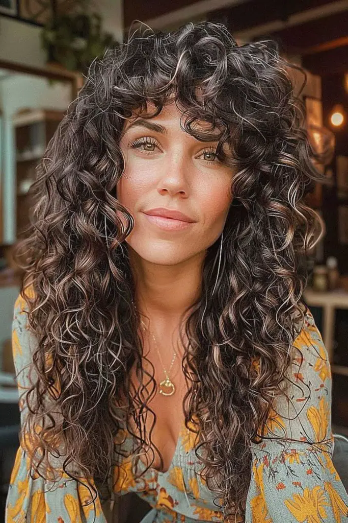 27 Cute Curly Wig Hairstyles 16 14. Rogue Siren Shag