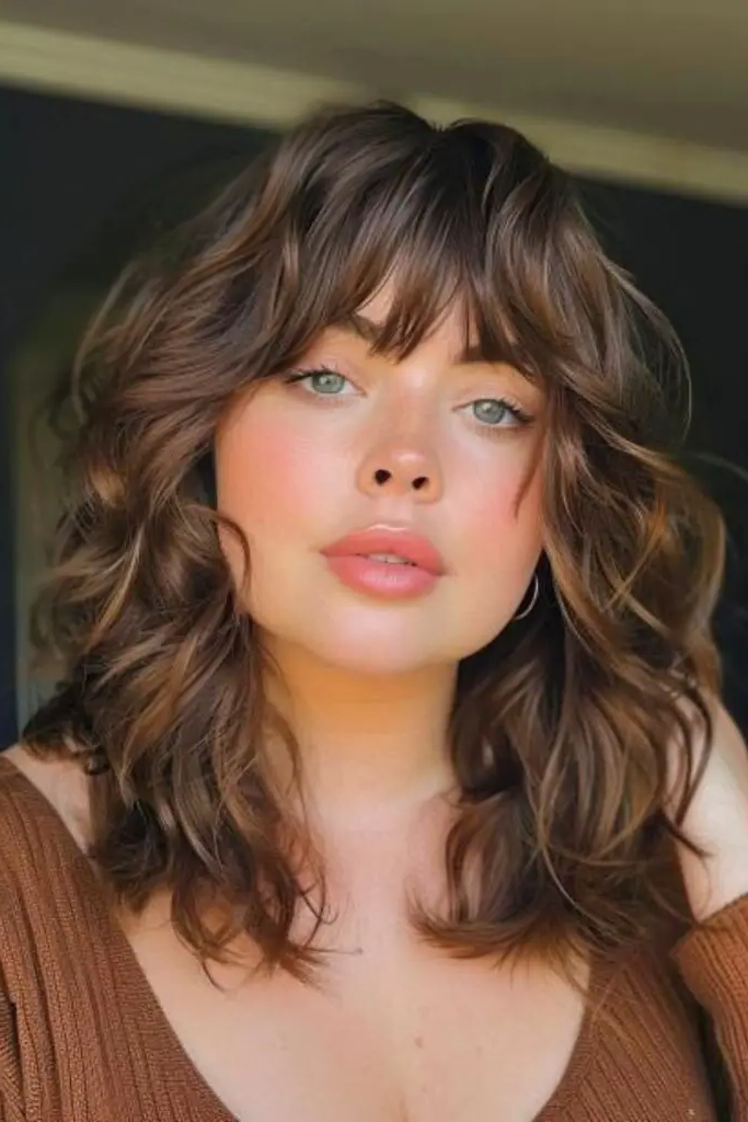 14. Shaggy Mane with Airy Bangs