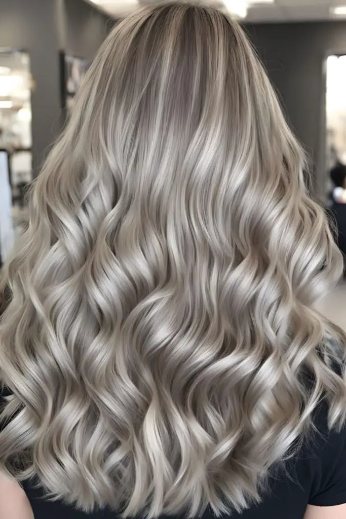 29 Grey Blonde Hair Ashy Highlights 16 14. Stonewashed Glint Melt