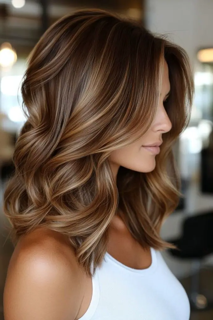 29 Stunning Summer Hair Color for Brunettes 16 14. Tawny Bronde Dream